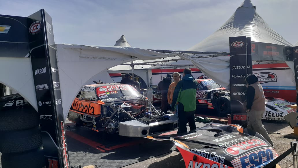 El fuerte viento genera destrozos en los boxes de San Luis: 01.jpeg